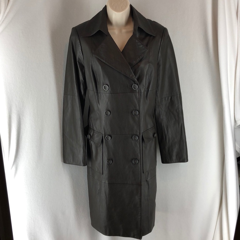 Worth Leather Trench